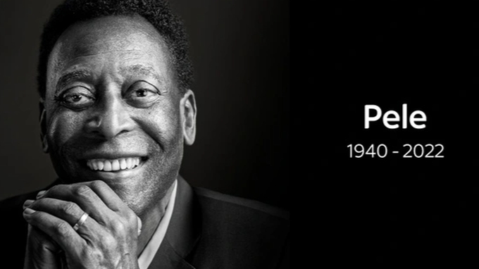 "Vua bóng đá" Pele qua đời ở tuổi 82