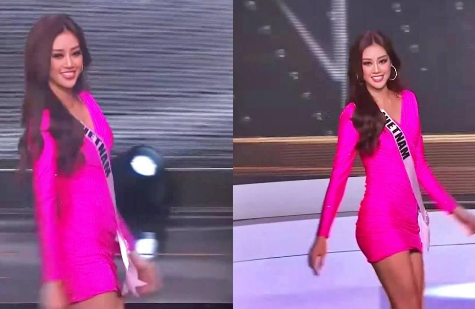 Khánh Vân tỏa sáng trong đêm Bán kết Miss Universe